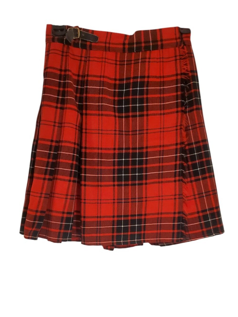 Vintage Peter MacArthur Scotland Wool Kilt Skirt XS 24 Waist Holiday Skirt 90s